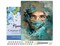 Figured'Art Paint by Numbers Kit for Adults with Frame Beautiful Eyes 16"x20" - Craft Art Painting DIY Kit Canvas Already Stretched on a Wooden Frame